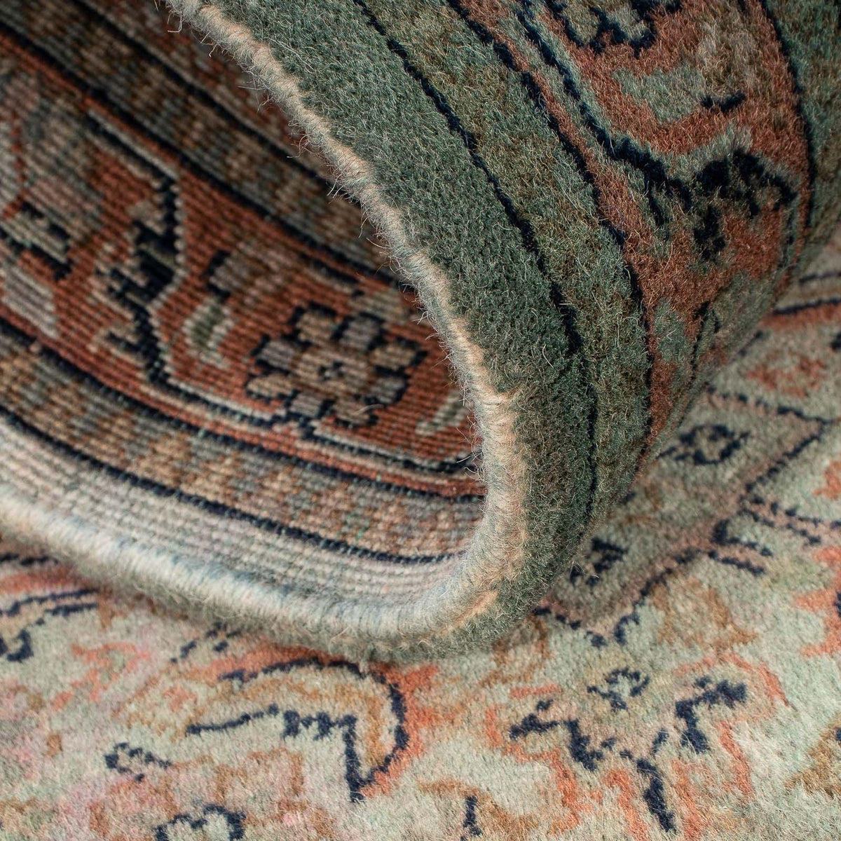 Orientaliska mattor - Bijar - Indus - 140 x 70 cm - ljusblå