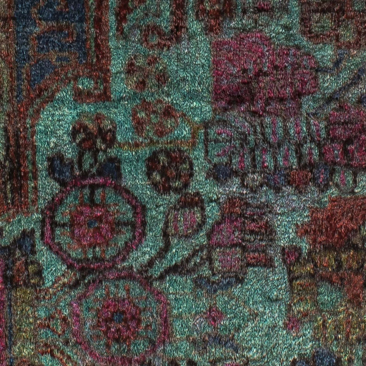 Persisk matta - Nomadic - 111 x 80 cm - ljusblå