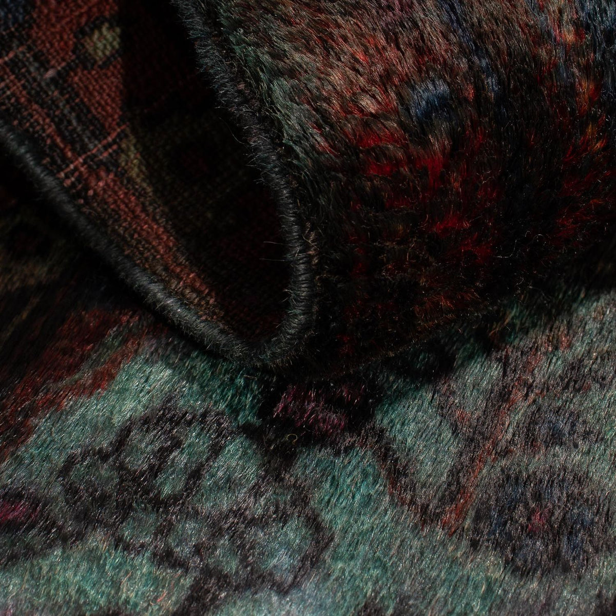 Persisk matta - Nomadic - 111 x 80 cm - ljusblå