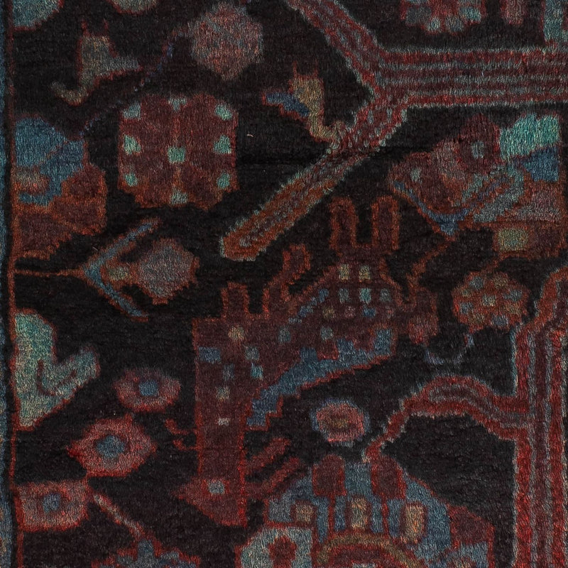 Persisk matta - Nomadic - 134 x 95 cm - mörkblå