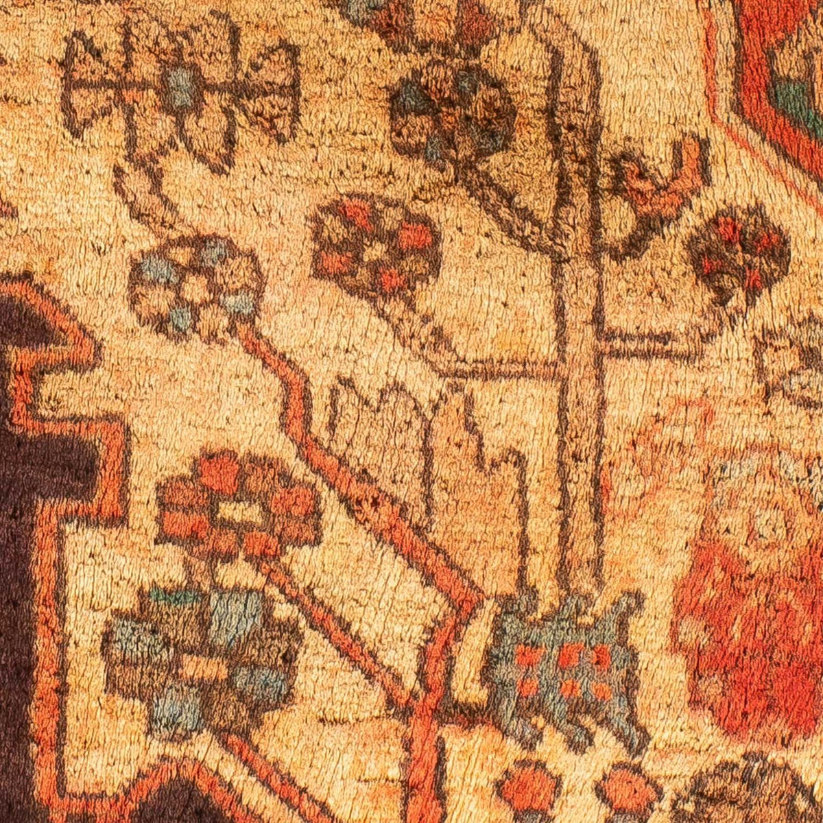 Persisk matta - Nomadic - 110 x 82 cm - flerfärgad