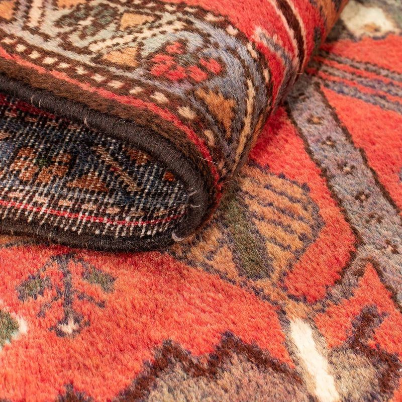 Persisk matta - Nomadic - 99 x 82 cm - mörkröd