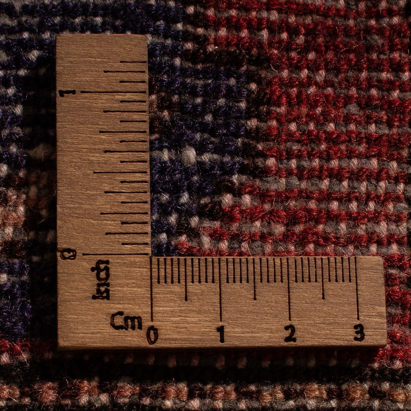 Persisk matta - Nomadic - 99 x 82 cm - mörkröd