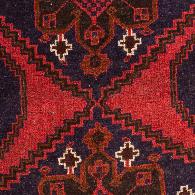 Baluch-matta - 140 x 92 cm - mörkröd