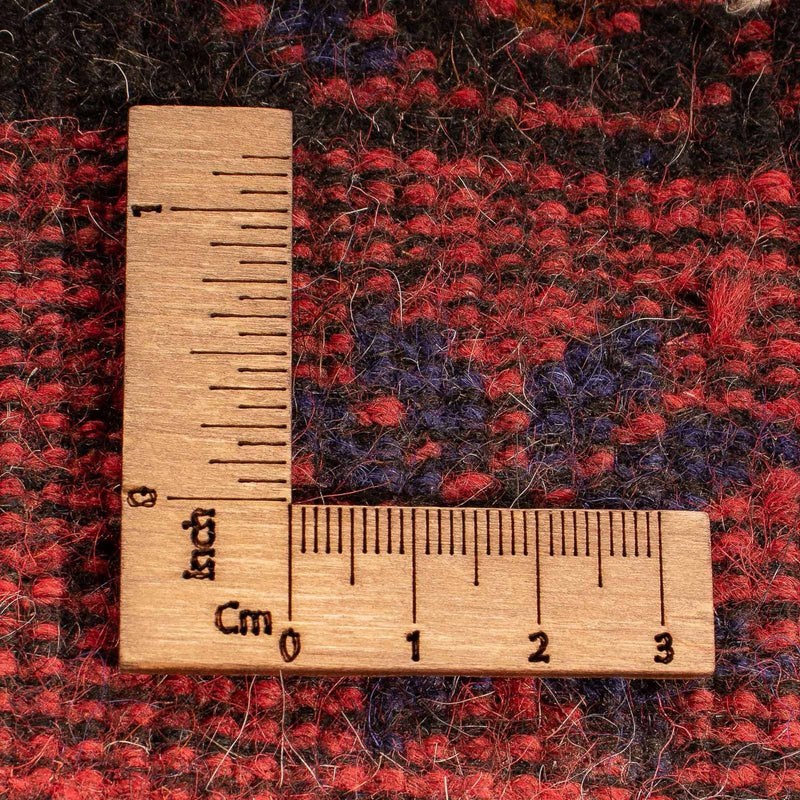 Baluch-matta - 140 x 92 cm - mörkröd