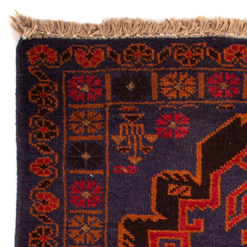 Baluch-matta - 133 x 76 cm - mörkblå