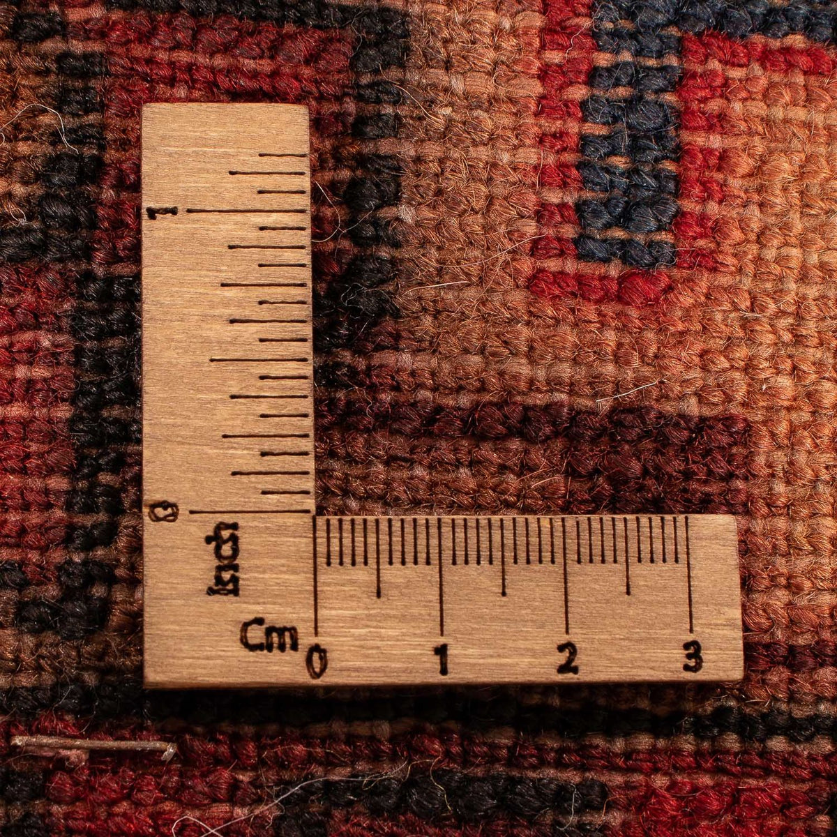 Persisk matta - Nomadic - 143 x 102 cm - mörkröd