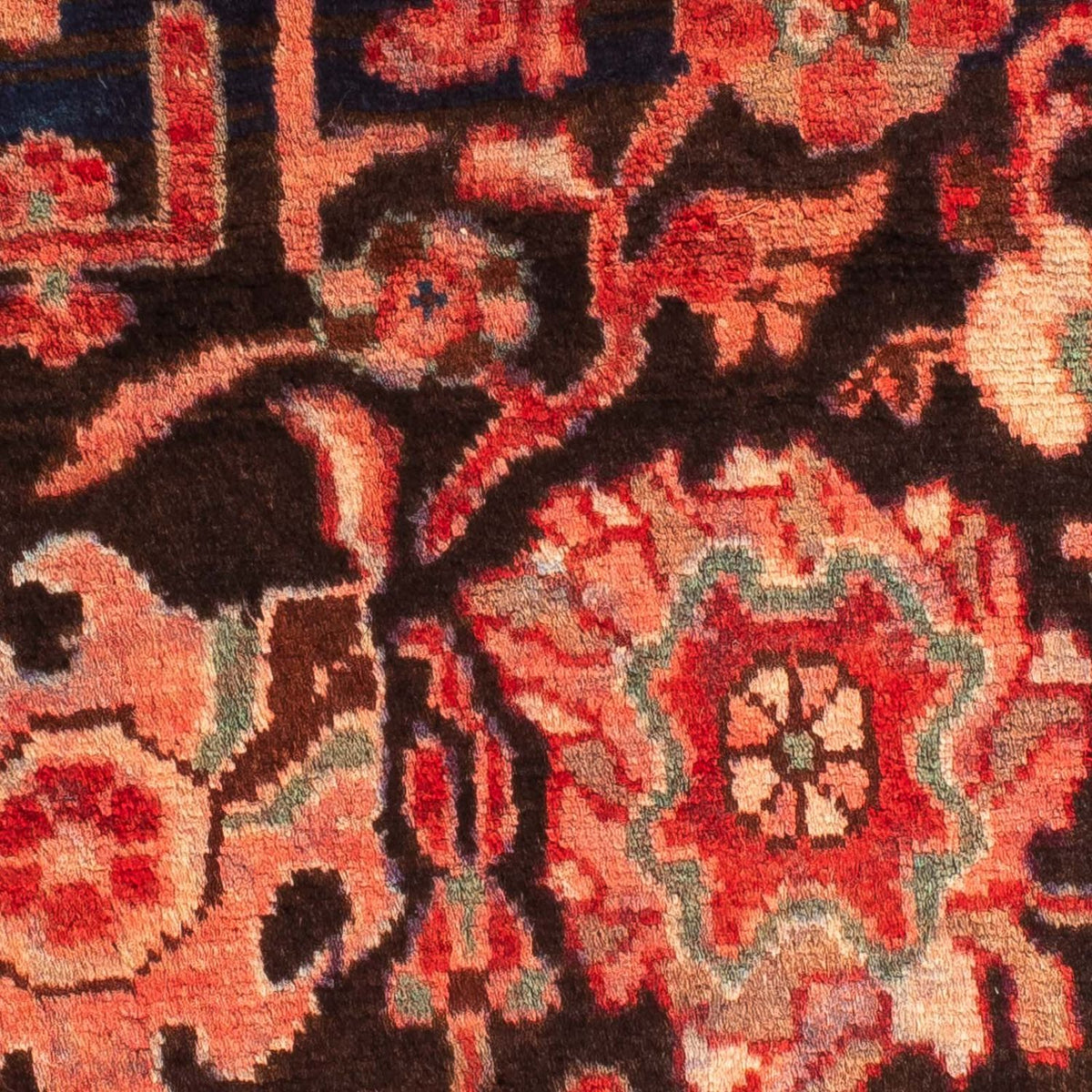 Persisk matta - Nomadic - 118 x 95 cm - ljusröd