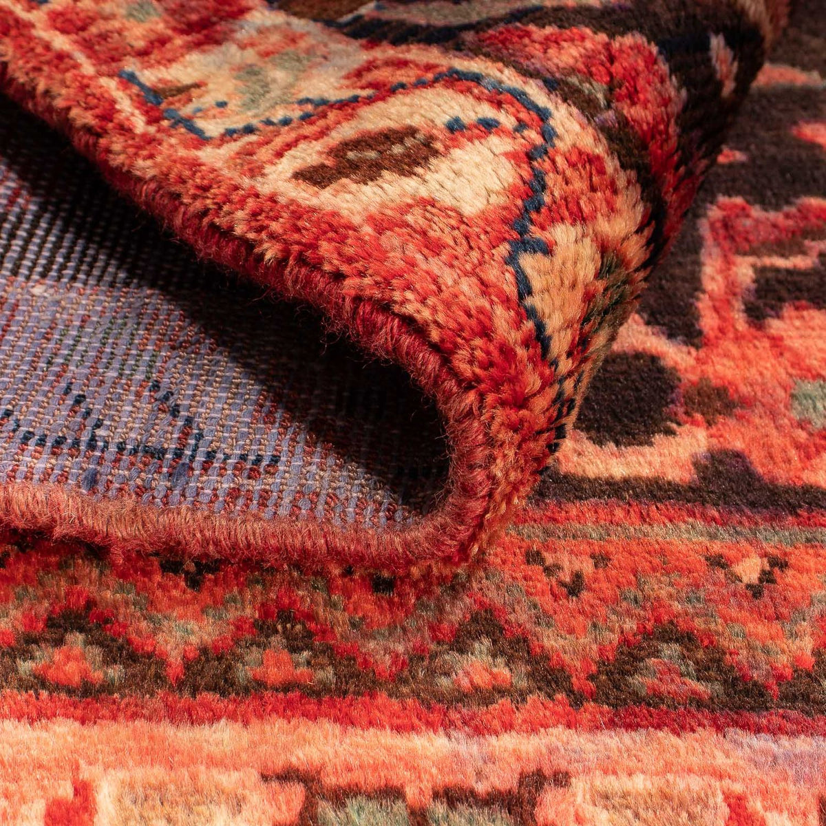 Persisk matta - Nomadic - 118 x 95 cm - ljusröd