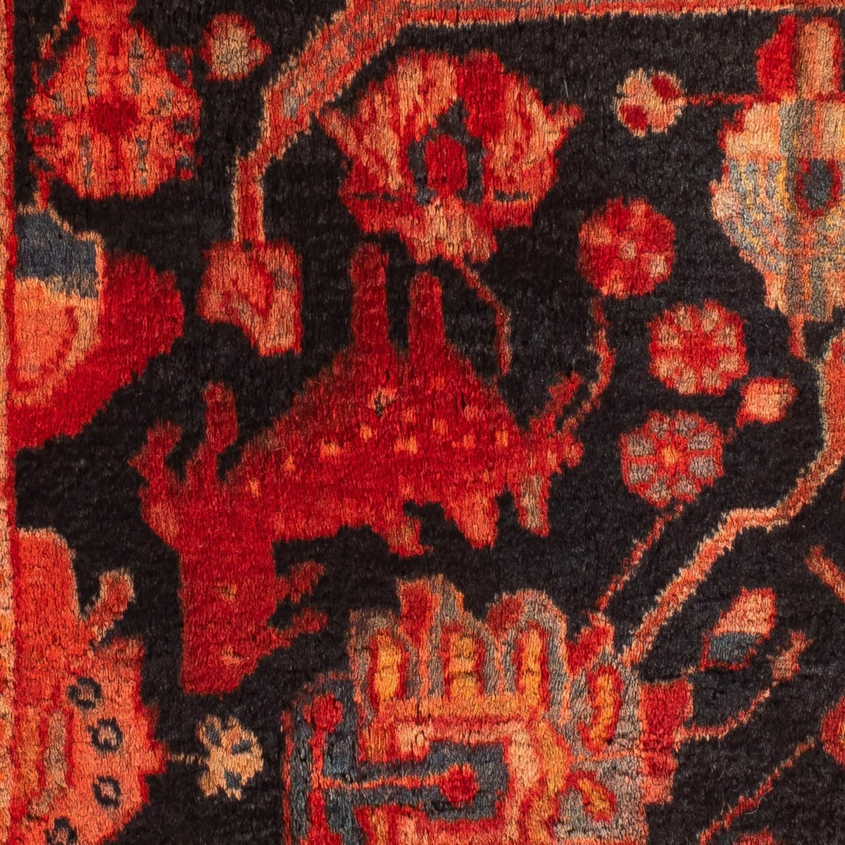 Persisk matta - Nomadic - 125 x 96 cm - flerfärgad