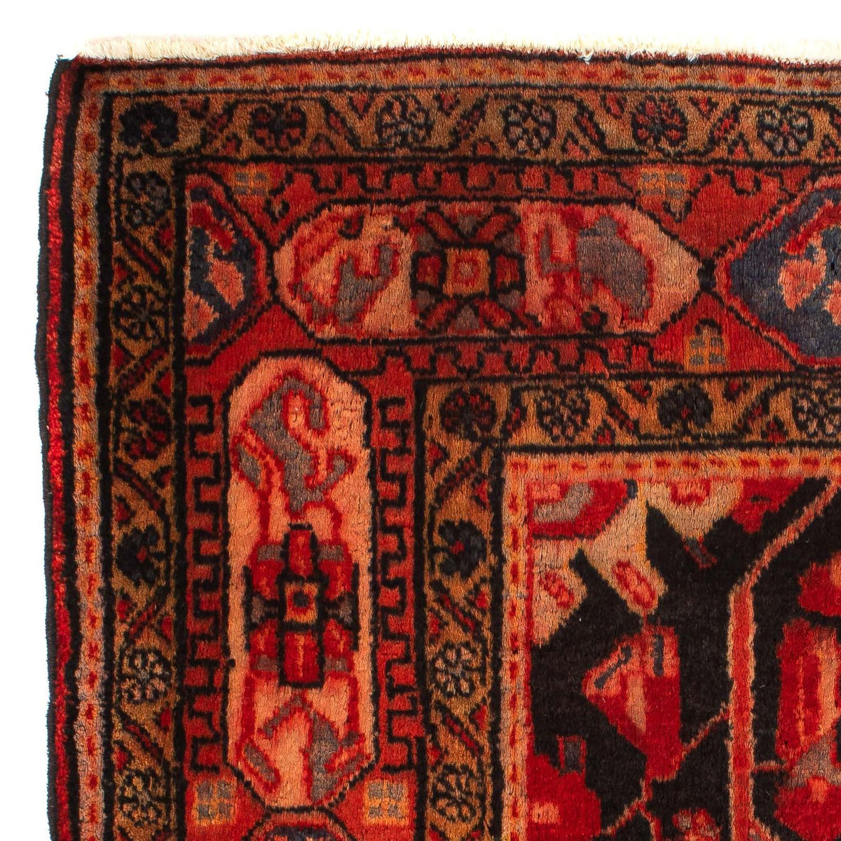 Persisk matta - Nomadic - 125 x 96 cm - flerfärgad