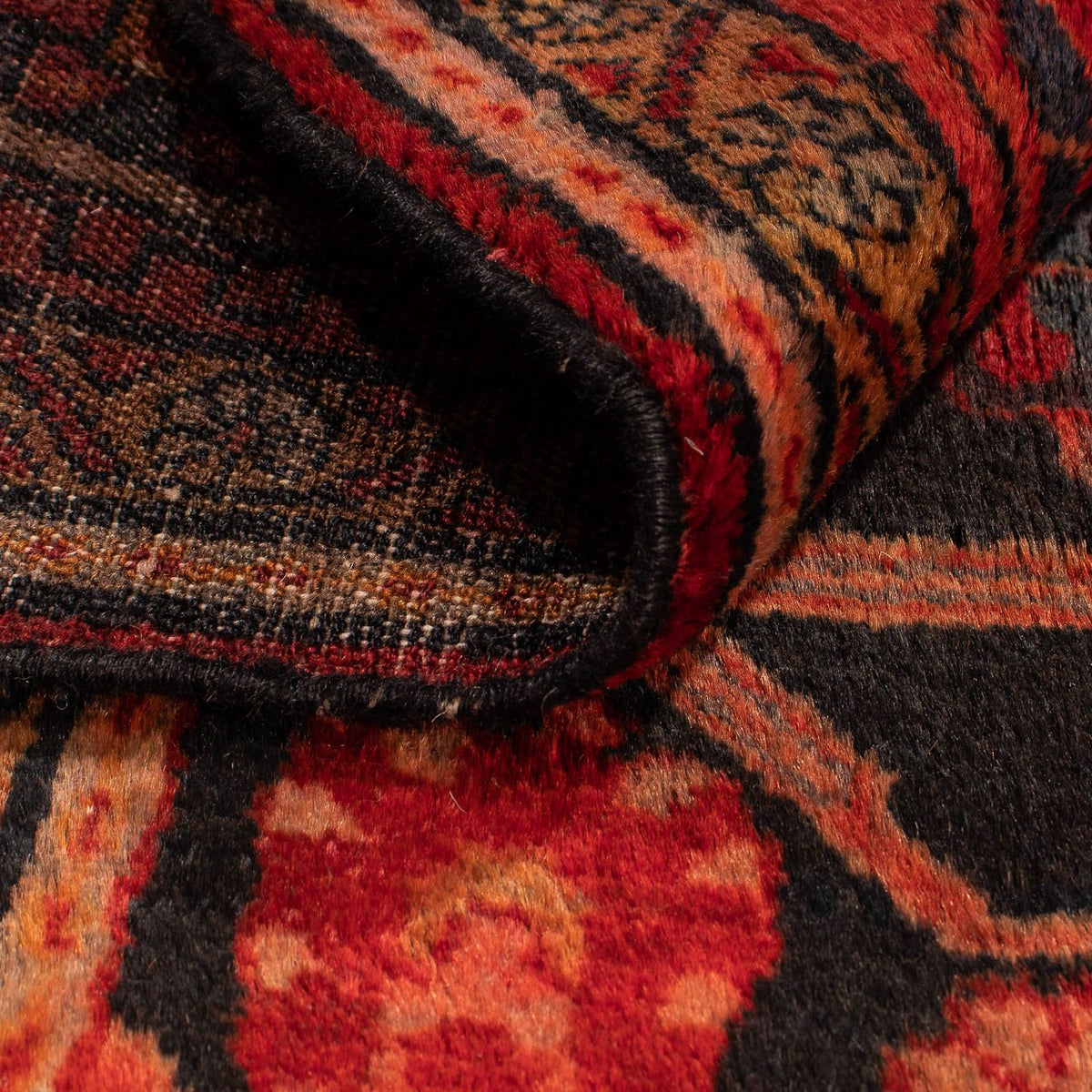 Persisk matta - Nomadic - 125 x 96 cm - flerfärgad