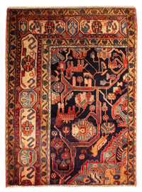 Persisk matta - Nomadic - 120 x 88 cm - flerfärgad