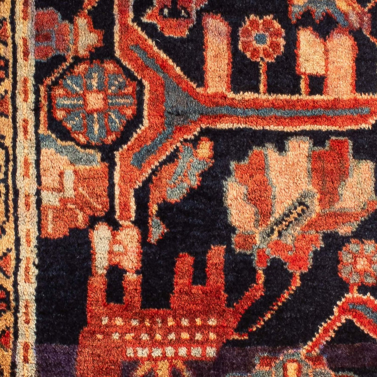 Persisk matta - Nomadic - 120 x 88 cm - flerfärgad