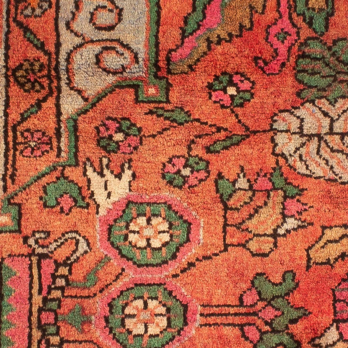 Persisk matta - Nomadic - 124 x 80 cm - ljusröd