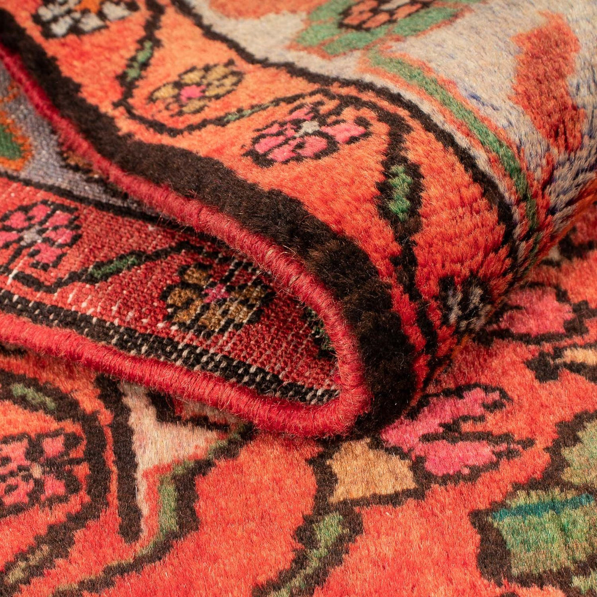 Persisk matta - Nomadic - 124 x 80 cm - ljusröd