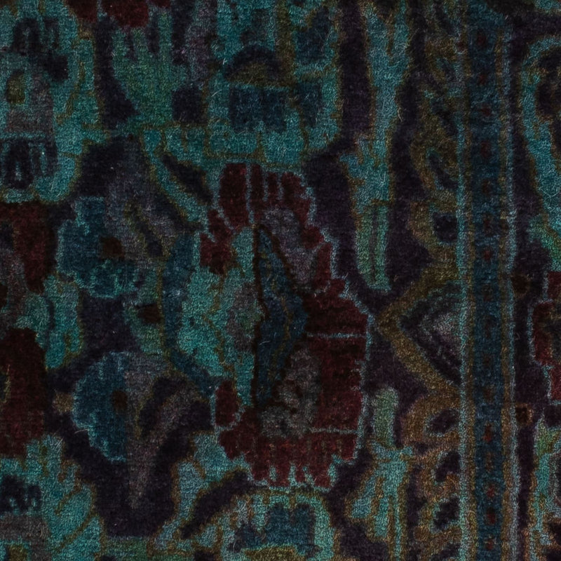 Persiska mattor - Keshan - 117 x 65 cm - mörkblå