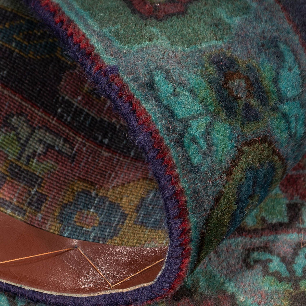 Persiska mattor - Keshan - 117 x 65 cm - mörkblå