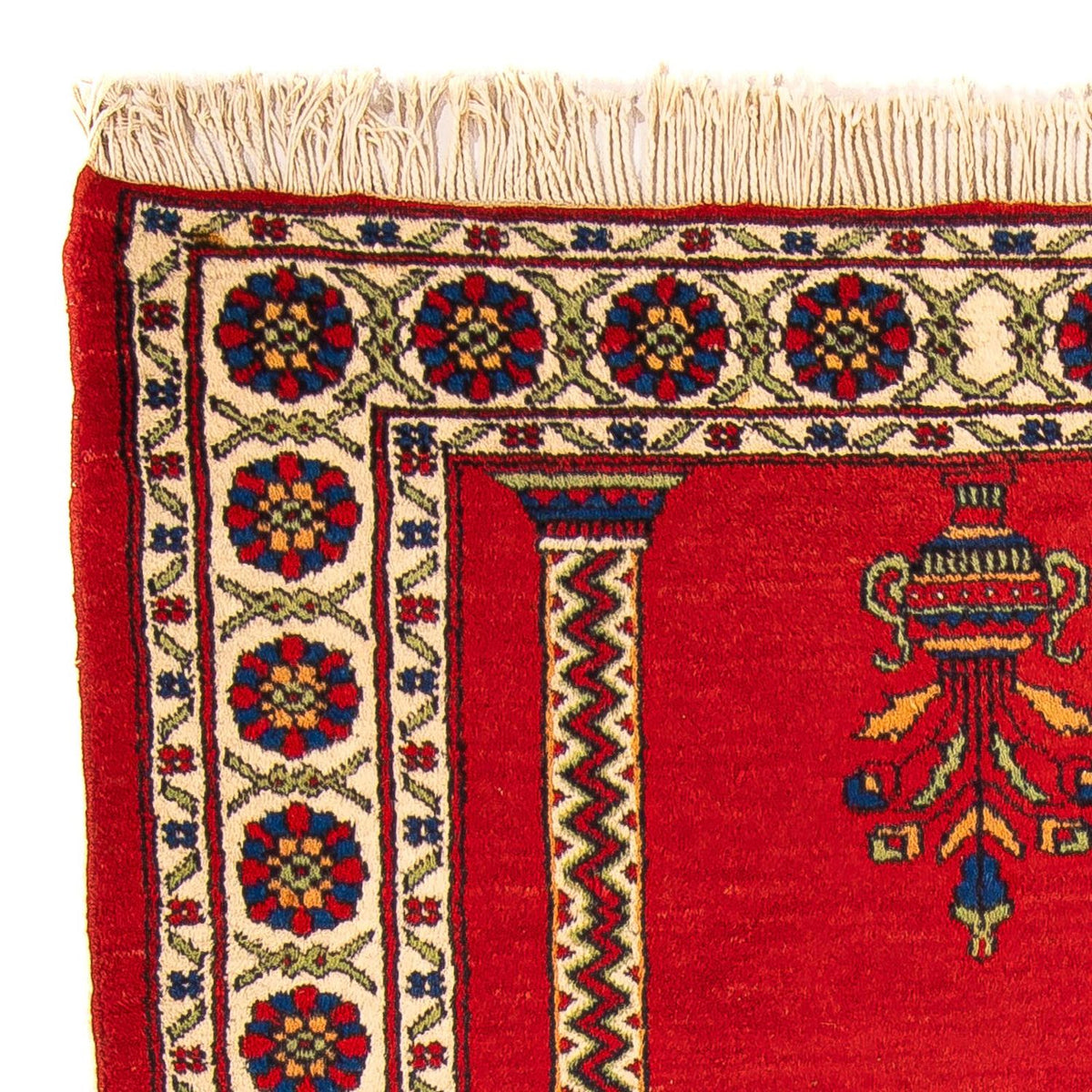 Afghansk matta - Bukhara - 158 x 94 cm - mörkröd