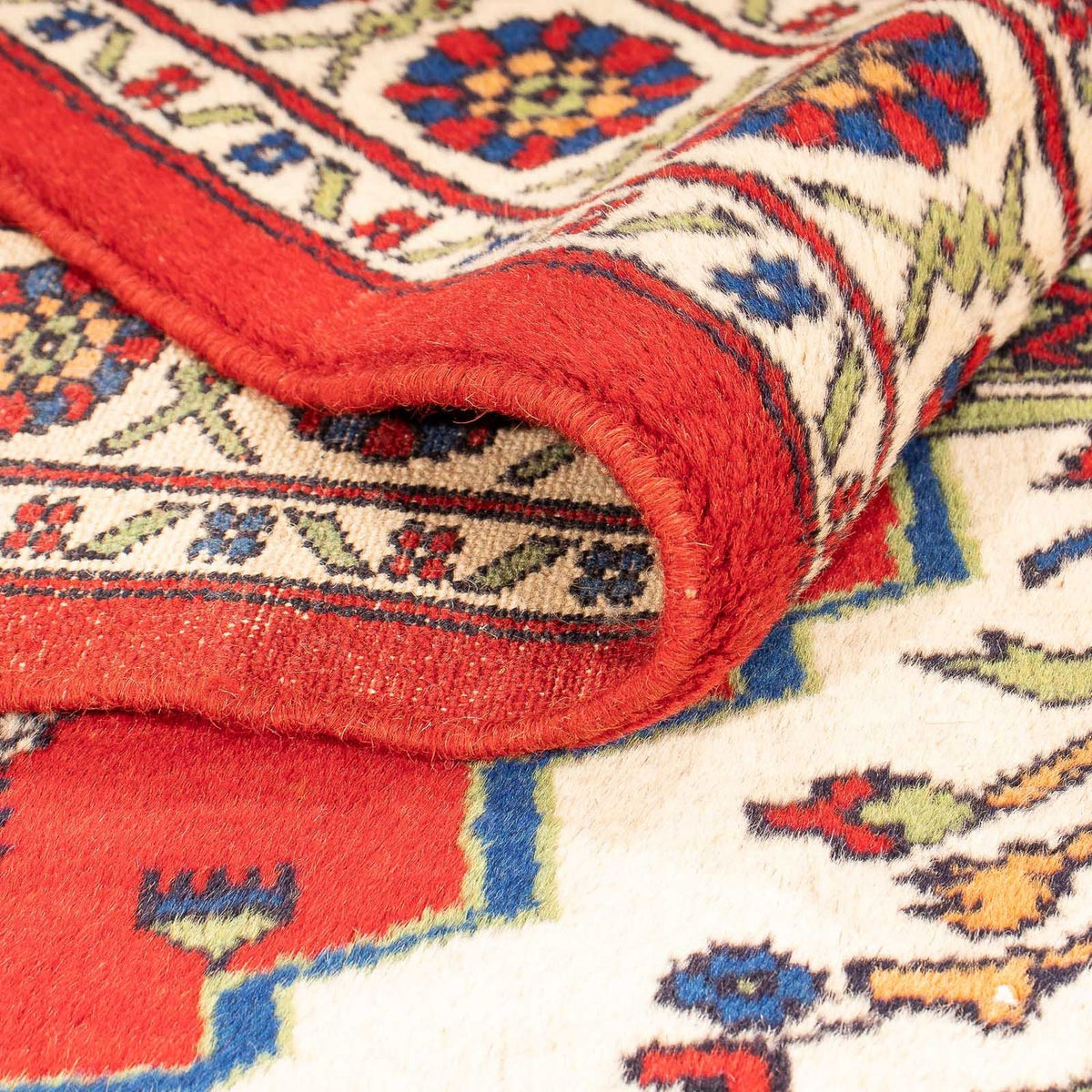 Afghansk matta - Bukhara - 158 x 94 cm - mörkröd