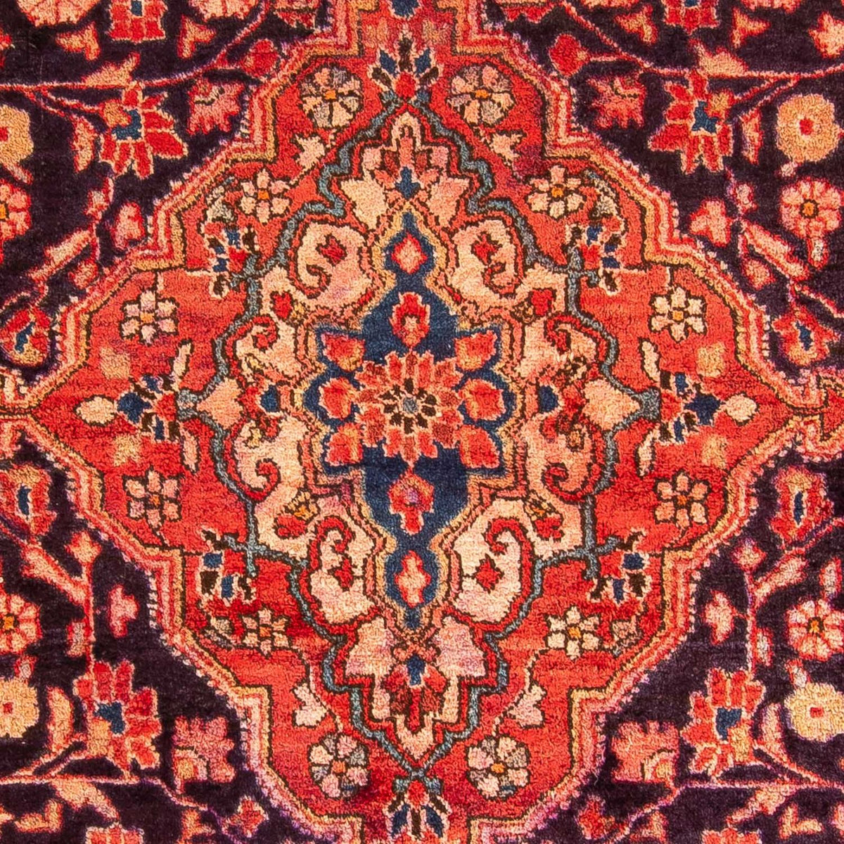 Persisk matta - Nomadic - 214 x 137 cm - mörkblå