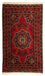 Runner Afghansk matta - 205 x 114 cm - mörkröd