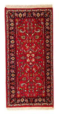 Orientaliska mattor - Indus - 145 x 73 cm - mörkröd