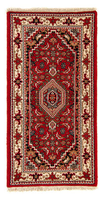 Orientaliska mattor - Bijar - Indus - 141 x 71 cm - mörkröd