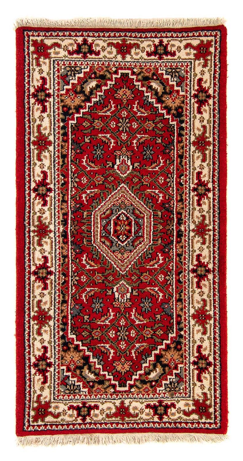 Orientaliska mattor - Bijar - Indus - 141 x 71 cm - mörkröd