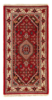 Orientaliska mattor - Bijar - Indus - 141 x 71 cm - mörkröd