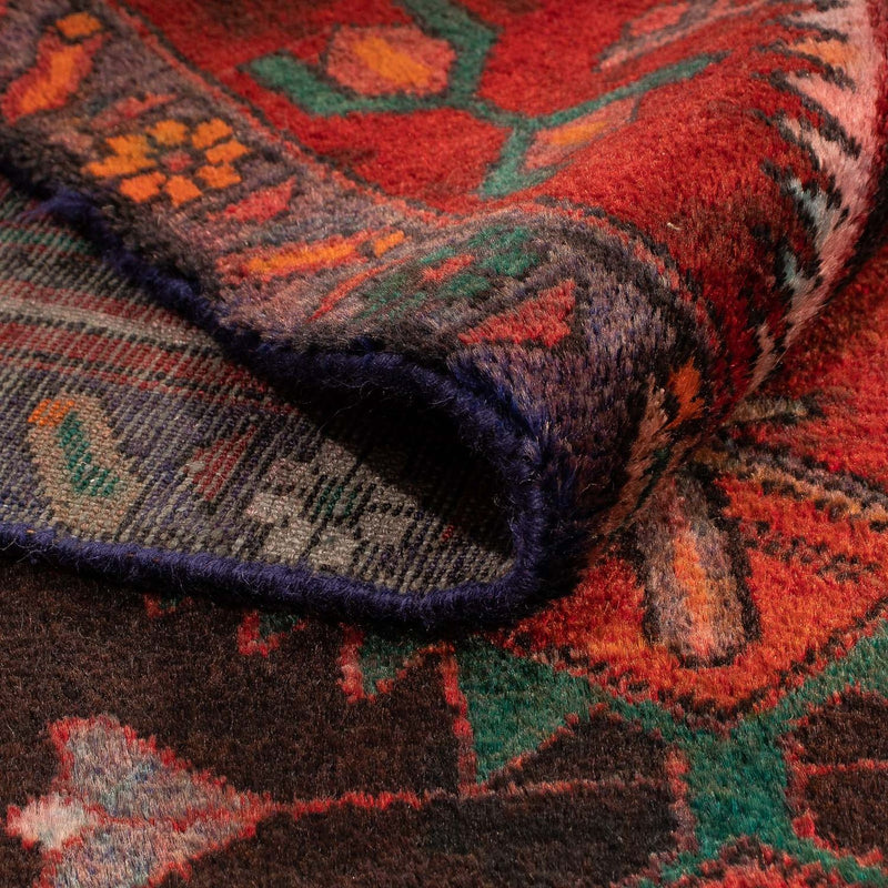 Persisk matta - Nomadic - 177 x 108 cm - mörkröd