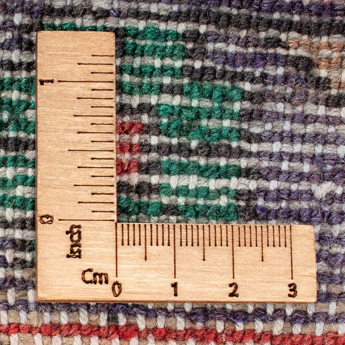 Persisk matta - Nomadic - 177 x 108 cm - mörkröd