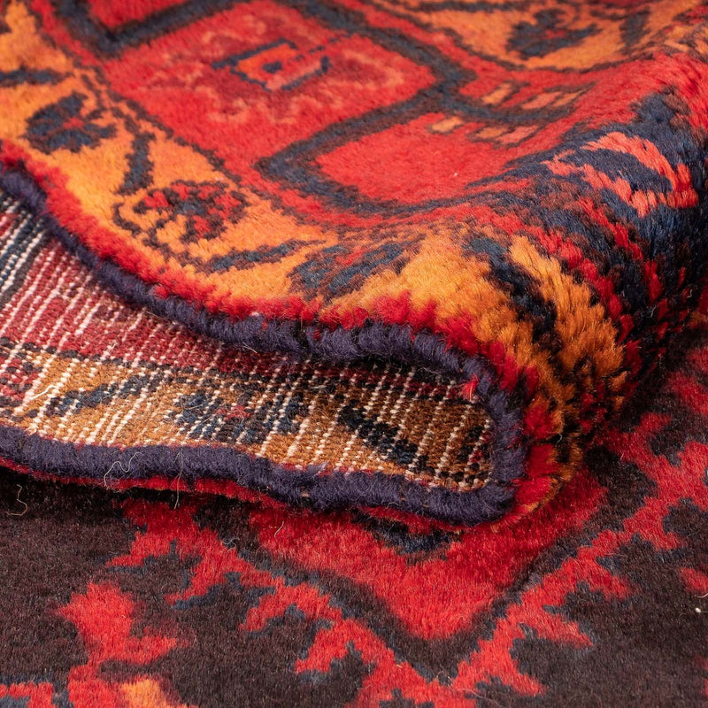 Persisk matta - Nomadic - 170 x 109 cm - mörkröd