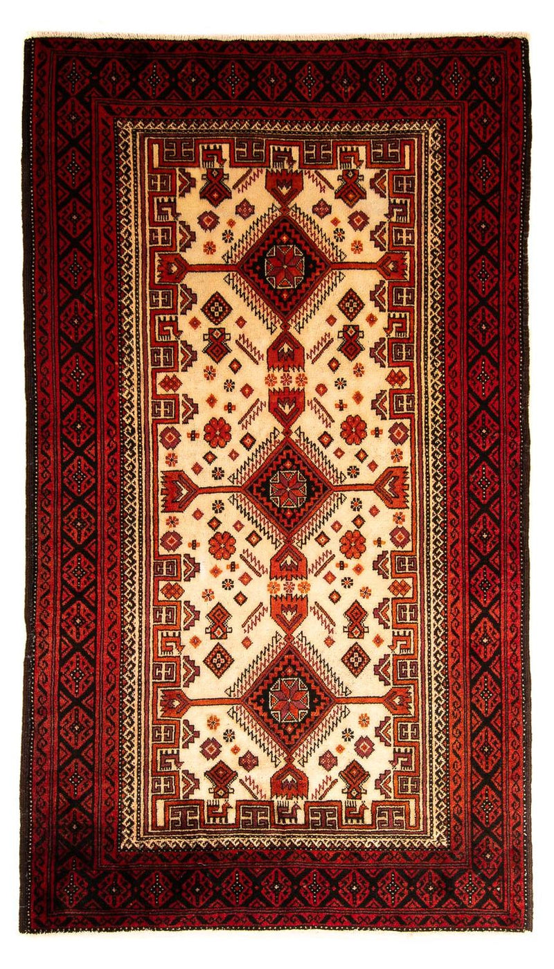 Baluch-matta - 183 x 107 cm - mörkröd