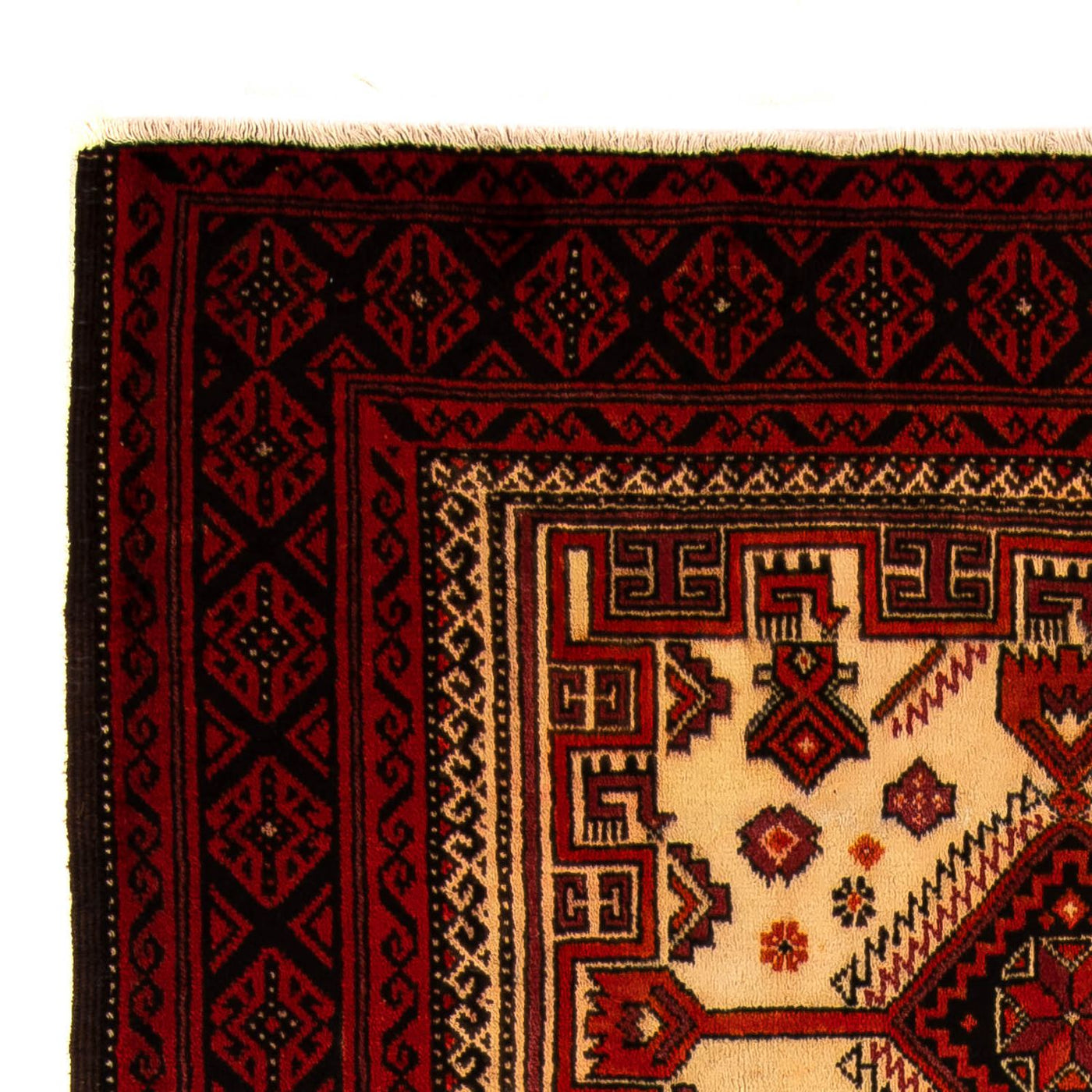 Baluch-matta - 183 x 107 cm - mörkröd