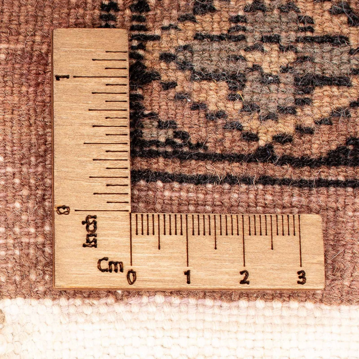 Pakistanska mattan - 150 x 96 cm - mörkröd