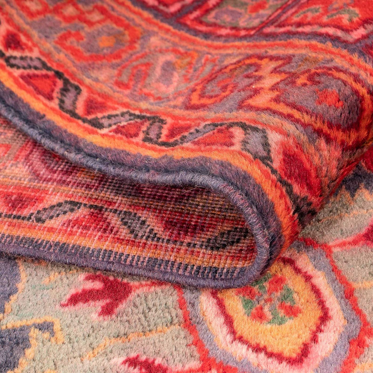 Baluch-matta - 154 x 78 cm - mörkröd