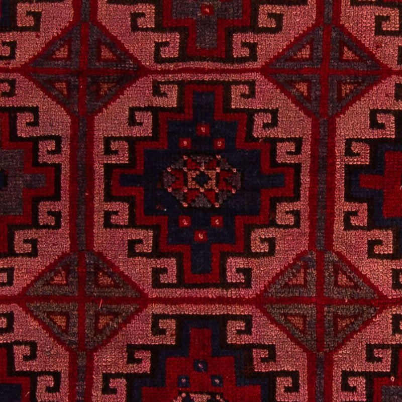 Baluch-matta - 131 x 104 cm - ljusröd