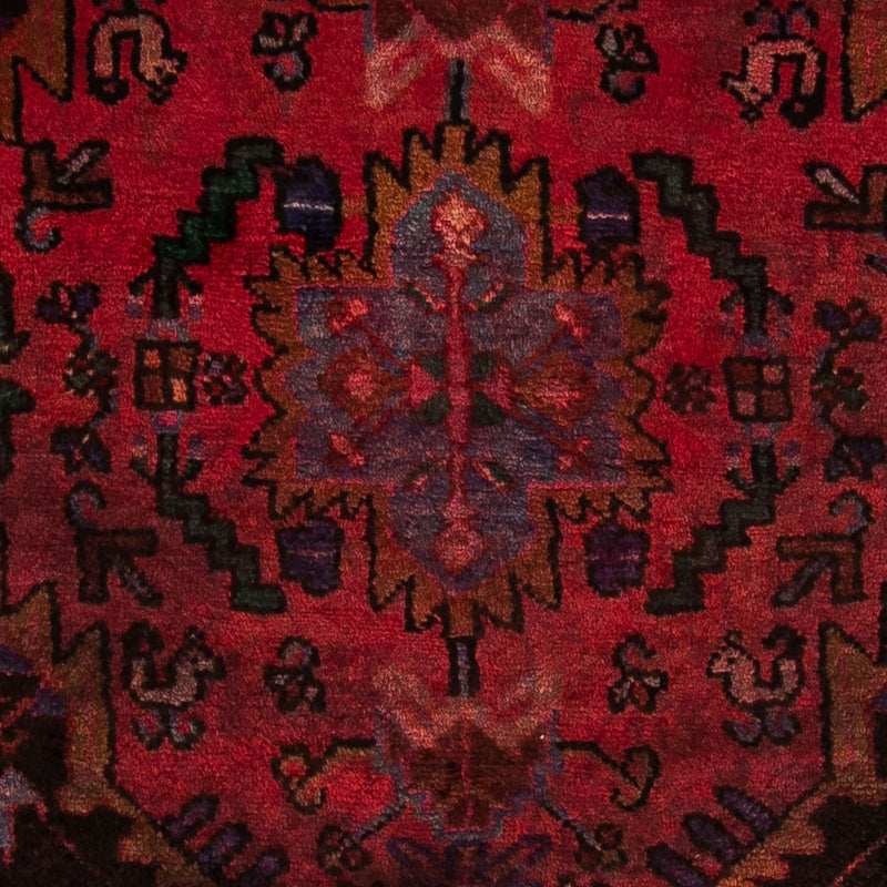 Persisk matta - Nomadic - 175 x 115 cm - mörkröd