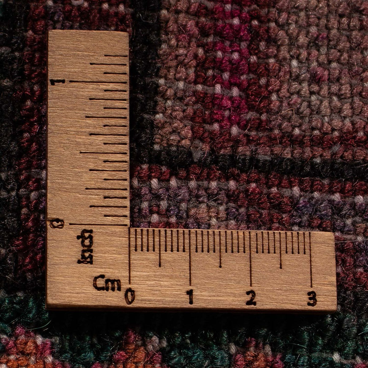 Persisk matta - Nomadic - 175 x 115 cm - mörkröd