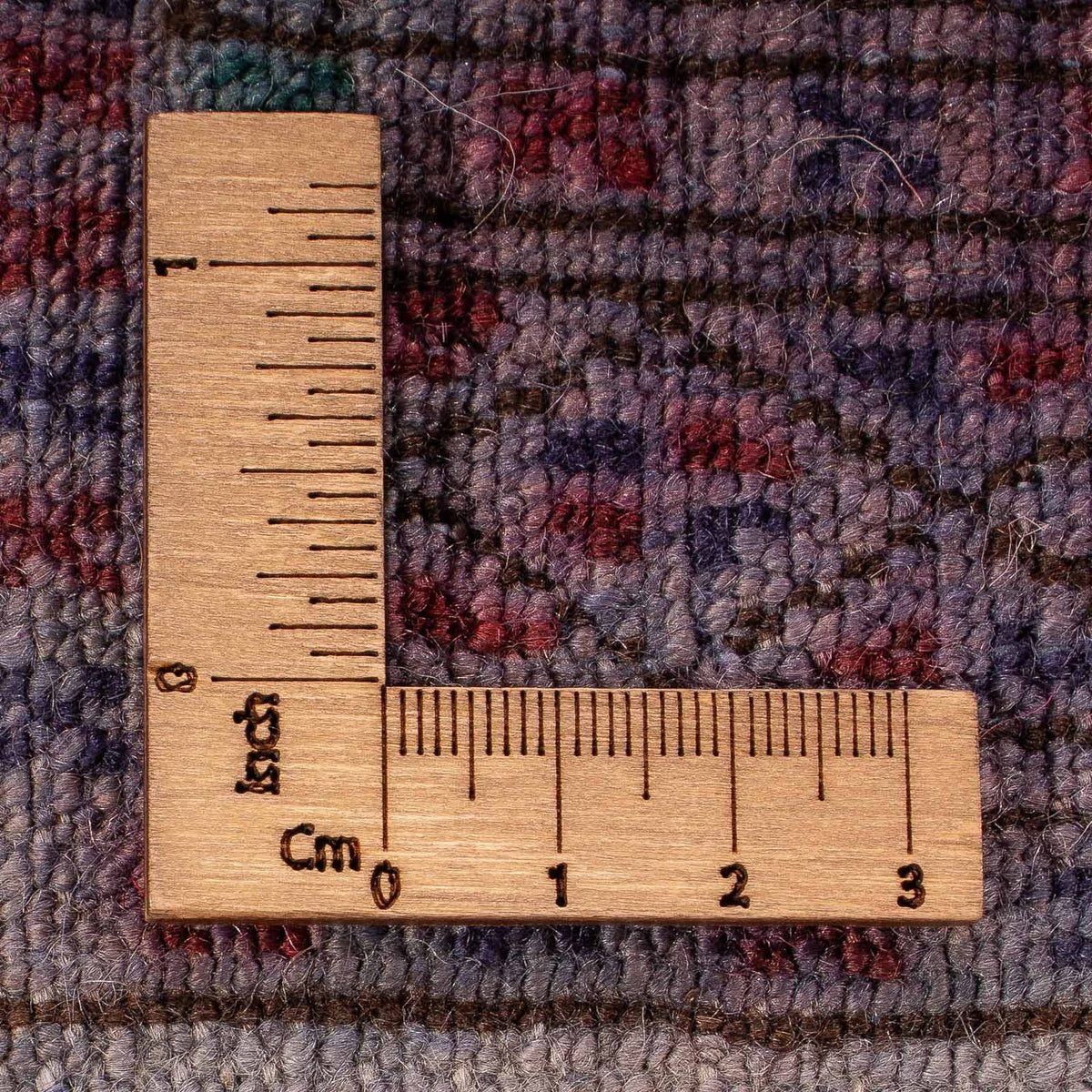 Turkaman-matta - 147 x 108 cm - mörkbrun