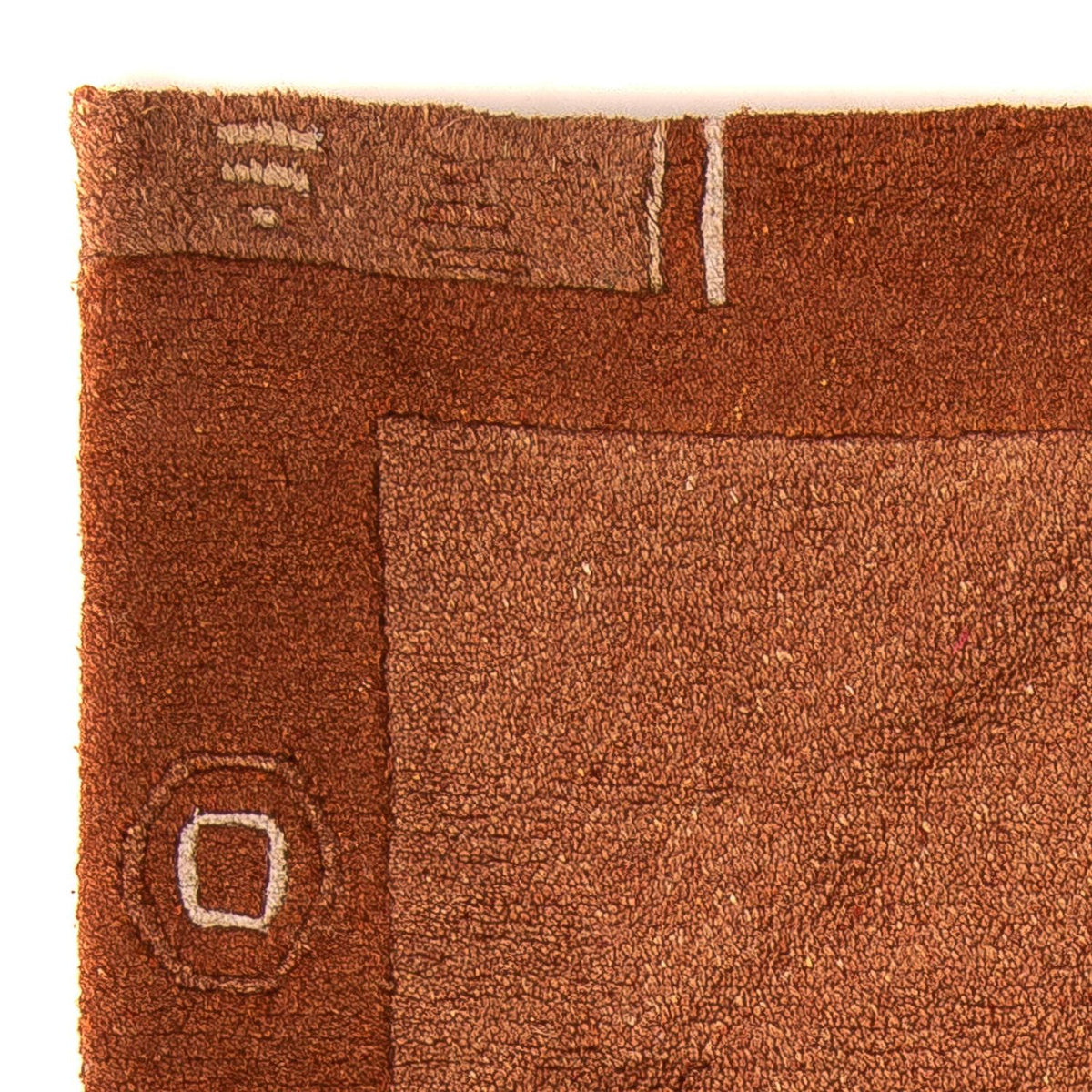 Nepal mattan - 156 x 93 cm - brun