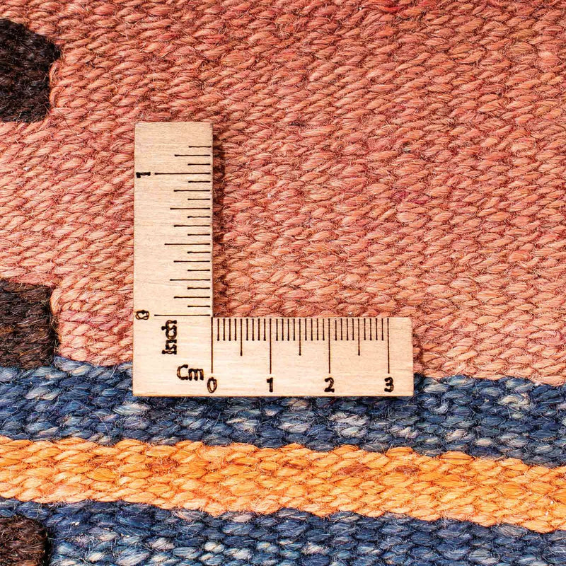 Runner Kelim-matta - gammal - 260 x 140 cm - flerfärgad