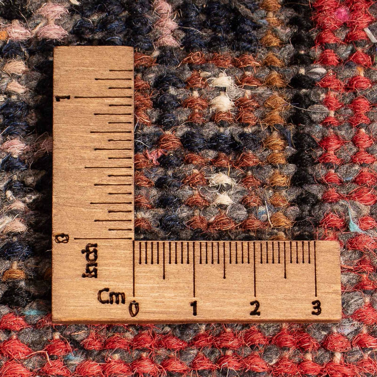 Orientalisk matta - Mir - Indus - 160 x 90 cm - mörkröd