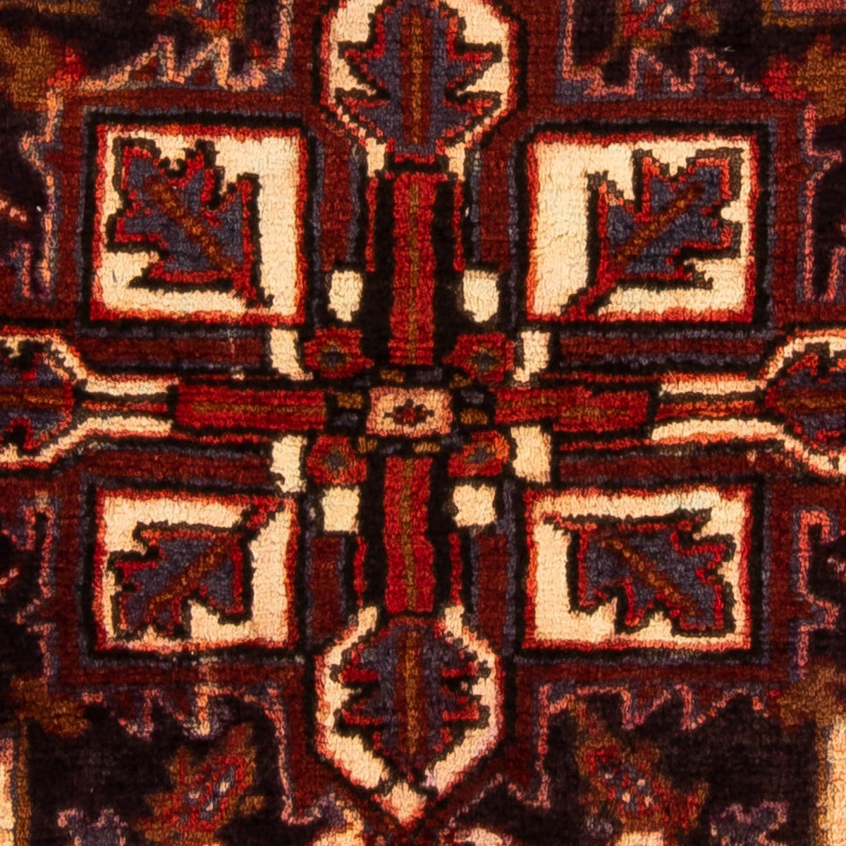 Persisk matta - Nomadic - 138 x 95 cm - flerfärgad