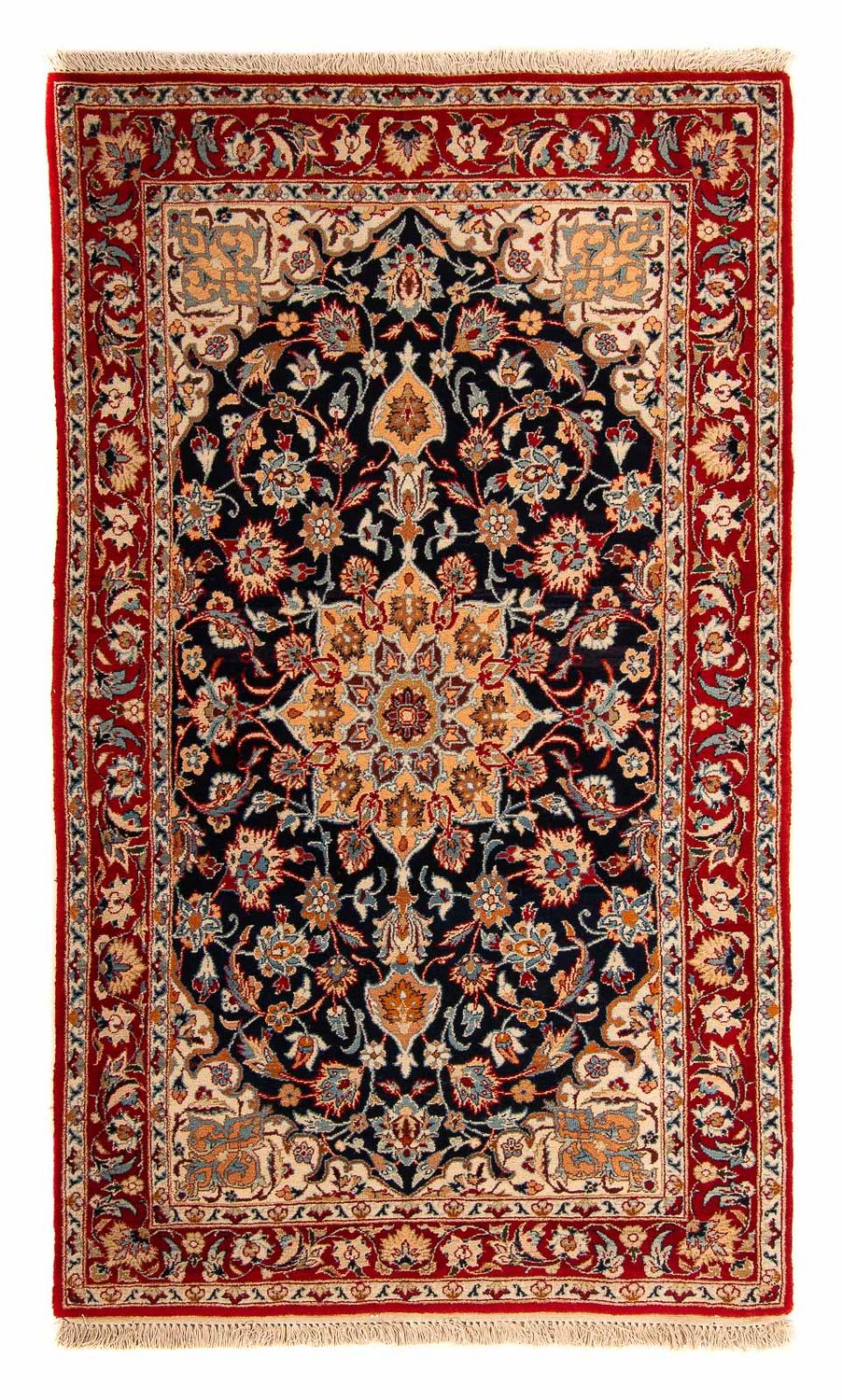 Runner Persisk matta - Isfahan - Premium - 175 x 100 cm - mörkblå