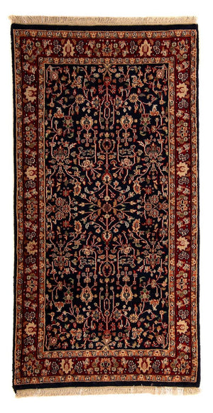 Runner Orientaliska mattor - Indus - 170 x 85 cm - mörkblå