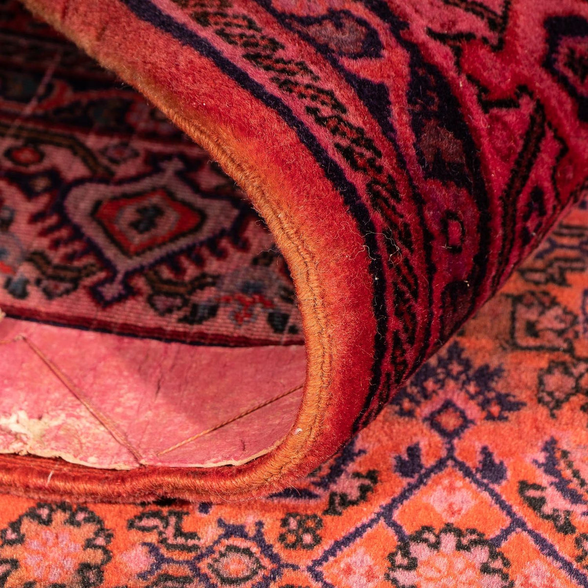 Persisk matta - Bijar - 176 x 113 cm - ljusröd