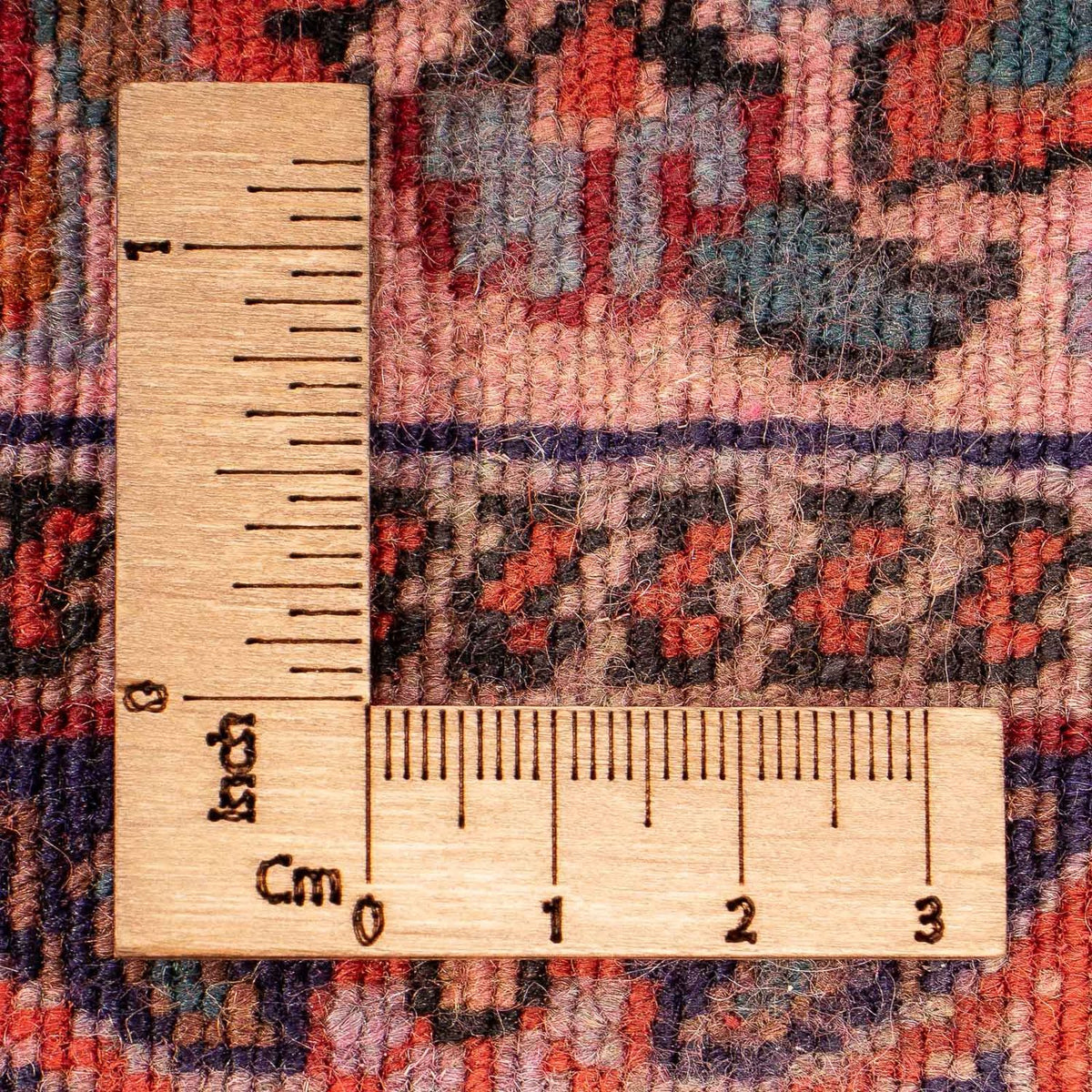 Persisk matta - Bijar - 176 x 113 cm - ljusröd