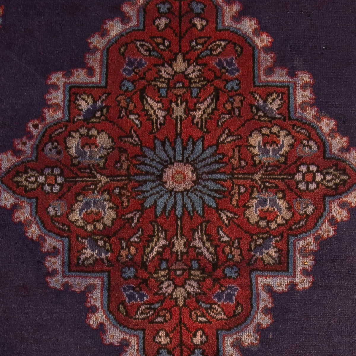 Persisk matta - Nomadic - 150 x 105 cm - mörkblå